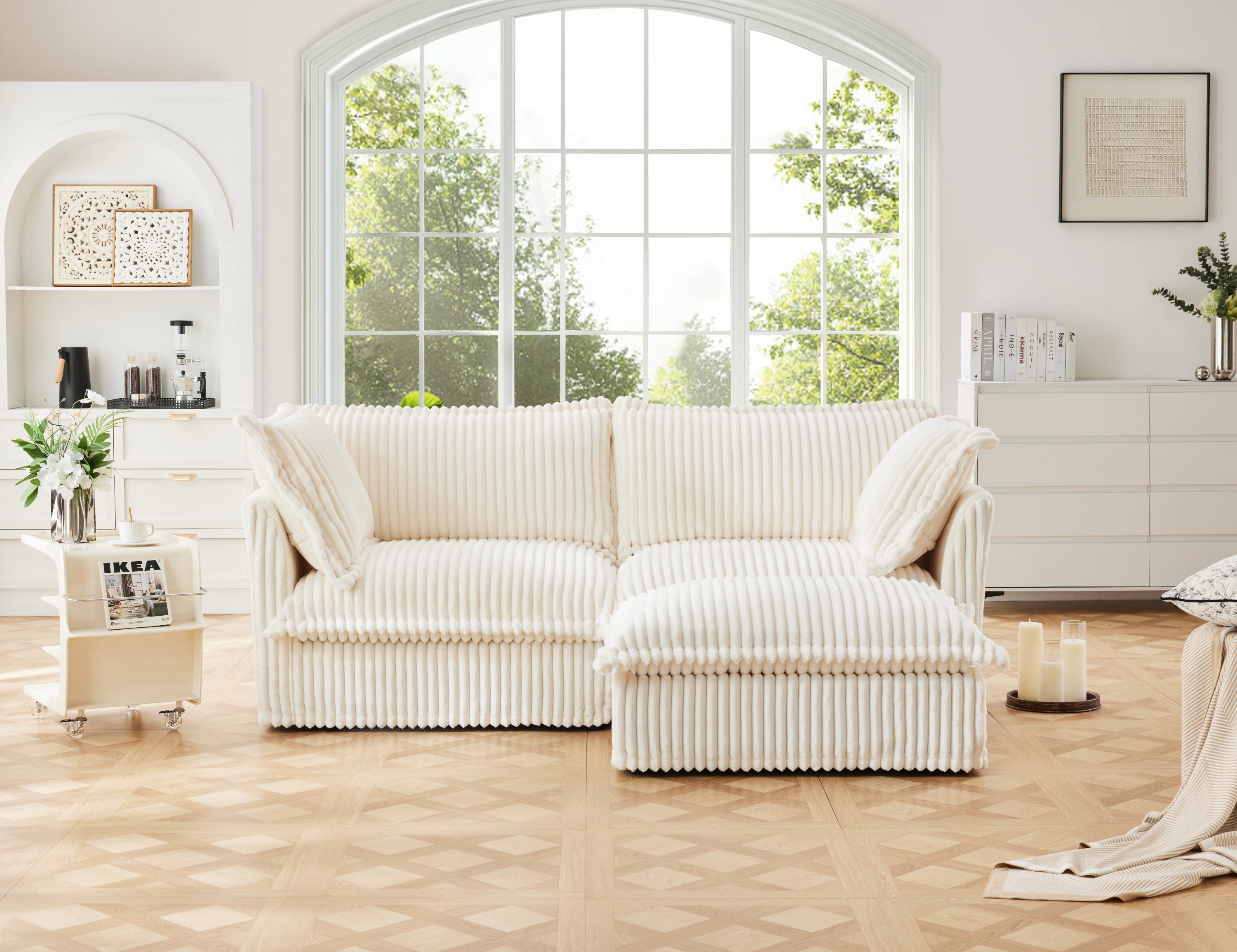 Walker_Edison_Slipcovered_Sectional_2_Seater_Sofa_Couch_with_Convertible_Ottoman_Wide_and_Deep_Seat_L_Shaped_Sofa_with_Detachable_Cover_and_Soft_Multiple_Big_Pillows_Cream_Corduroy_Fabric Walker_Edison_Slipcovered_Sectional_2_Seater_Sofa_Couch_with_Convertible_Ottoman_Wide_and_Deep_Seat_L_Shaped_Sofa_with_Detachable_Cover_and_Soft_Multiple_Big_Pillows_Cream_Corduroy_Fabric