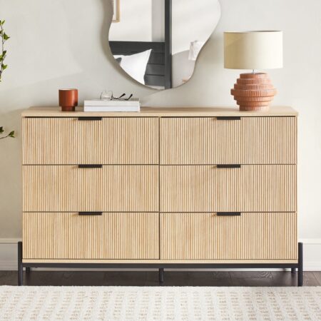 Paris Modern Scandinavian Reeded Dresser